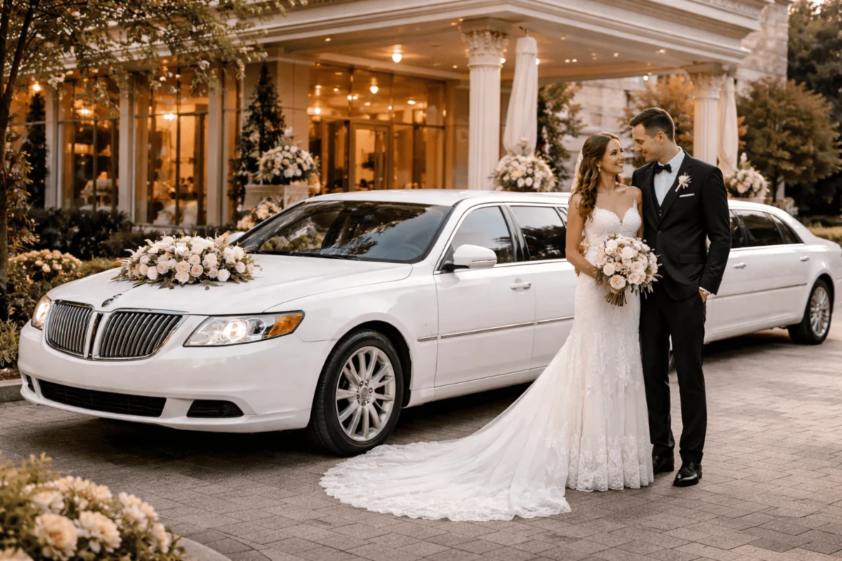 Wedding limousine service Los Angeles