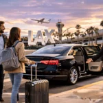 Los Angeles airport transfer to hotel with luxury limo pickup at LAX airport